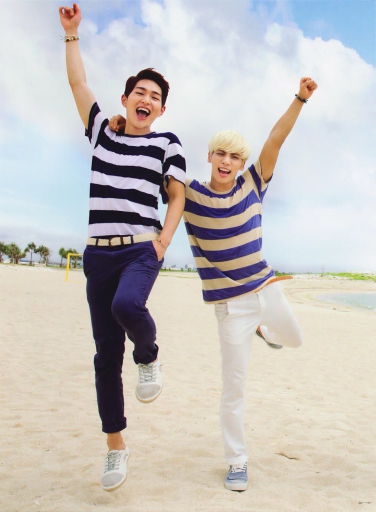 Jongyu growing up, supporting each other, having fun and working together. They are the best buddies.