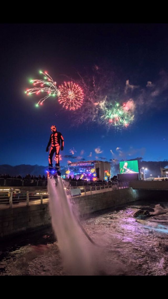 FLYBOARDFUN's tweet photo. Looking for something to do this evening, then come down to Marine Lake new Brighton and watch the Flyboard Fun team test their new led light suit, from 22.30, come and join in the fun https://t.co/7OOiERgXQj