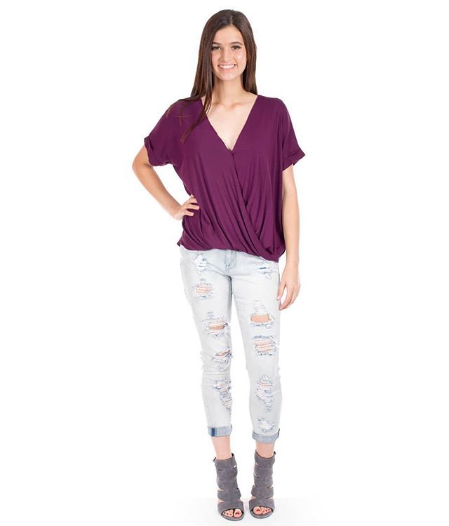 LA_Sun_Sport's tweet photo. Find some great summer clothing trends like this mock wrap top from Double Zero! We also have this available in midnight blue. Come shop with us and recieve 50% Off all store items. #lasunandsport #swimwear #clothing #fashion #style #sale https://t.co/ht5Lawae8x https://t.co/CeJRLg6gOU