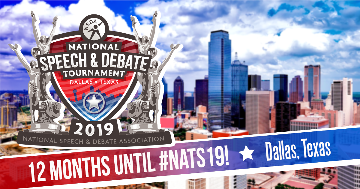 Underclassman &amp; middle schoolers-
#Nats19, It's not too early to start thinking about it!

#Nats18