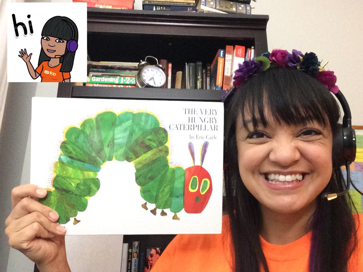 thebrownslife's tweet photo. Let’s Read! With Teacher Marilyn - Ep01 “The Very Hungry Caterpillar by Eric Carle” https://t.co/3RKkNj0V5G #learnEnglish #teachermarilyn #VIPKIDteacher #🍎🍐🍓🍊🍰🍦🍖🍭🥧🌭🍉 #🐛 #🦋 #letsread #readaloud #readoutloud #literacy #vipkid #storytime #BedTimeStory https://t.co/kH3whvxQFY
