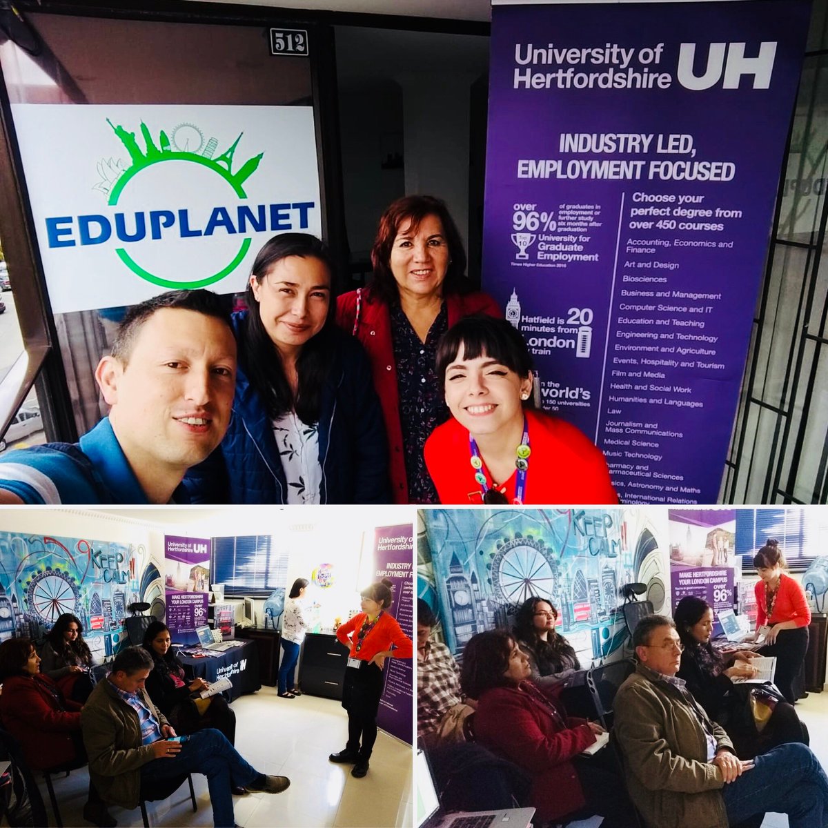 Visita University of Hertfordshire! Gracias por participar de nuestra charla Informativa, Estudios, BECAS, Posgrados y Prácticas en el Reino Unido Contáctanos #EduPlanet colombia@eduplanet.co.uk 3046479686-3203920346

#BECAS #Posgrados #Inglaterra #GOHerts #TEFGold #International