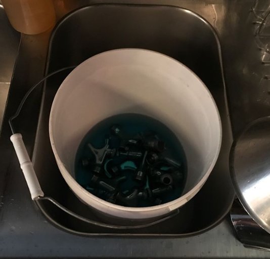 #themagician got a #beerlinecleaning #beer #craftbeer #nycbeer #nyc #draughtbeer #draftbeer #tapbeer #beertaps #publicservice #nomold #nomildew #clean #cleanfood #food #beerisfood #every2weeks