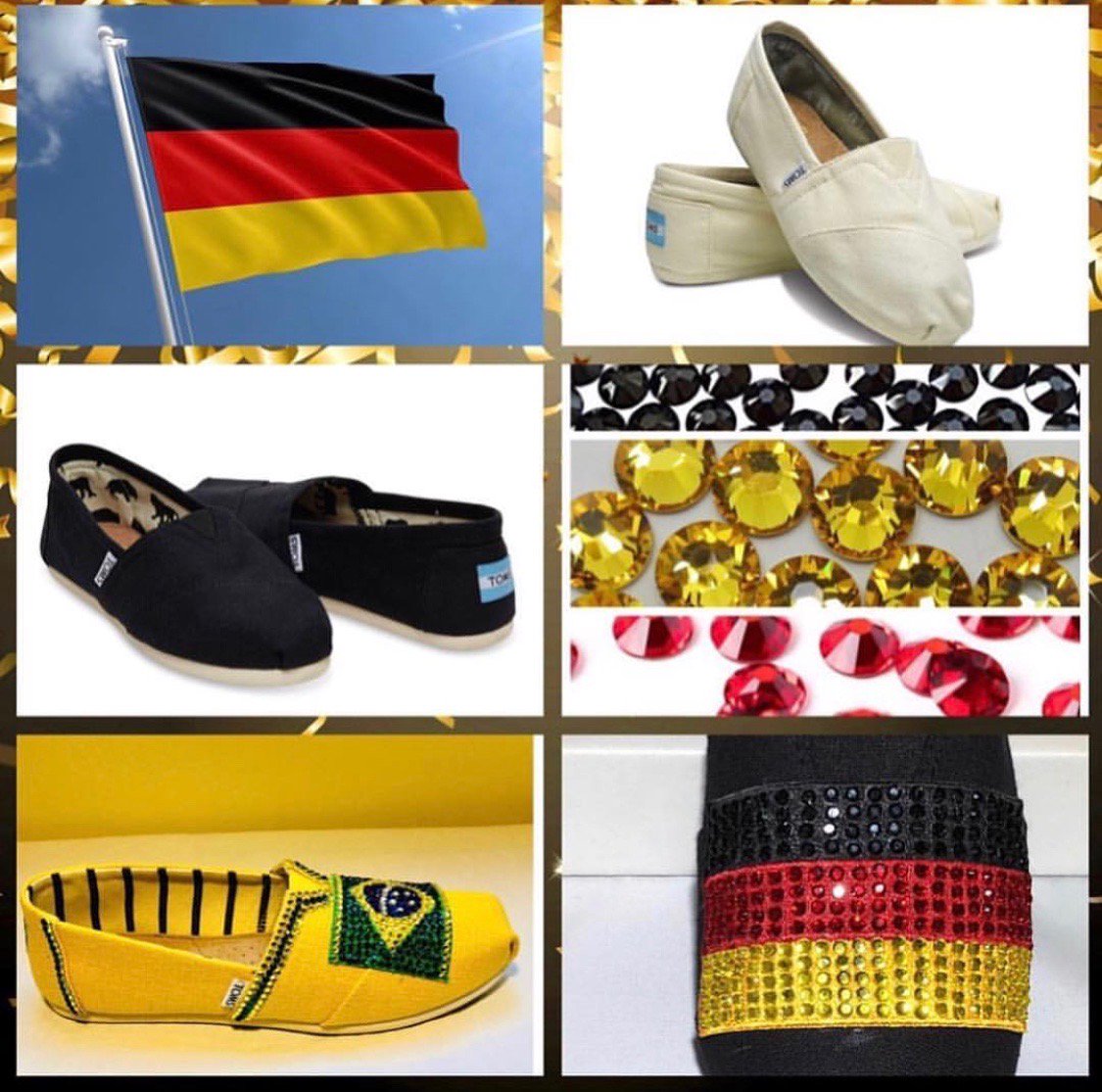 Sparkle_Heels's tweet image. match your #worldcupkits with your very own #customtoms #customheels #toms #slipons #germany #germany🇩🇪 #germanfutbol #futbol #futbolista #germanyworldcup2018 #fifa18 #fifa #diemannschaft #diemannschaft🇩🇪 SparkleCustomHeels.com
