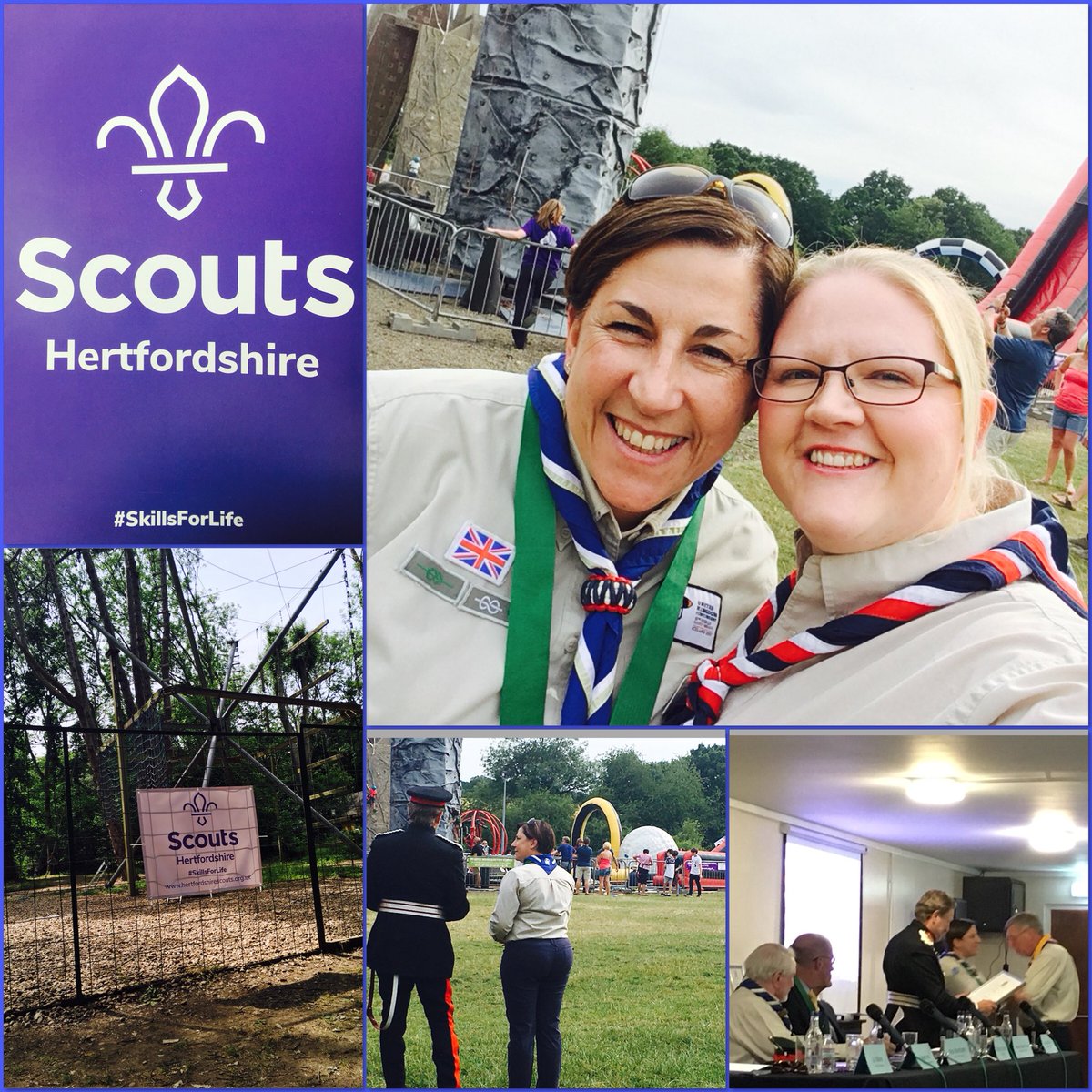 Super #Scouting day @phaselswood with @CCHertsScouts for @HertsScouts AGM ⚜️ @hertslieutenant #Programme #Diversity More #growth in volunteers & young people, but we need more to ensure every young person has the #opportunityofadventure in #countyofopportunity #Hertfordshire 🌳