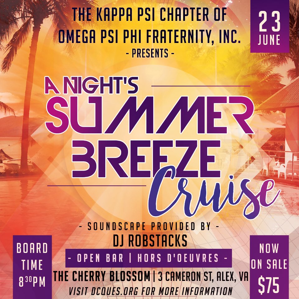 dcques's tweet photo. So with that being said, get ready to enjoy A Night‘s Summer Breeze with the DC Ques! Tonight will be one to remember! https://t.co/uIhMfnzhyL