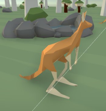 HPHeroGames's tweet image. Accidentally made mutant kangaroos. #justgamedevthings #aussiebushproject #indiegames #madewithunity