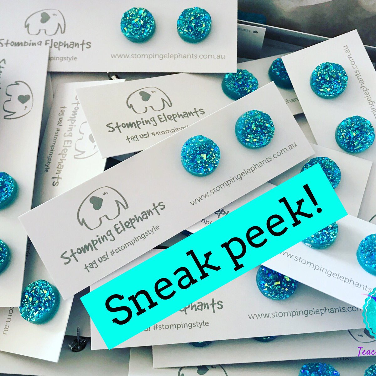 Did I mention that our team ❤️ earrings? We are excited to announce the first item in our Teacher Care Kit is from @stompingelephants! 
#teachercarekit