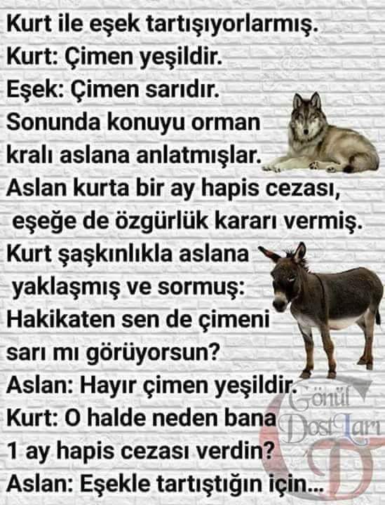 Son seçim sonrası hala çomarlarla tartışan arkadaşlara gelsin.