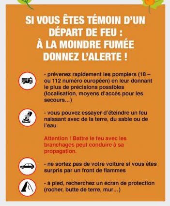 RAPPEL L'emploi du feu 🔥est strictement interdit à partir d'aujourd'hui dans toute la #Corse