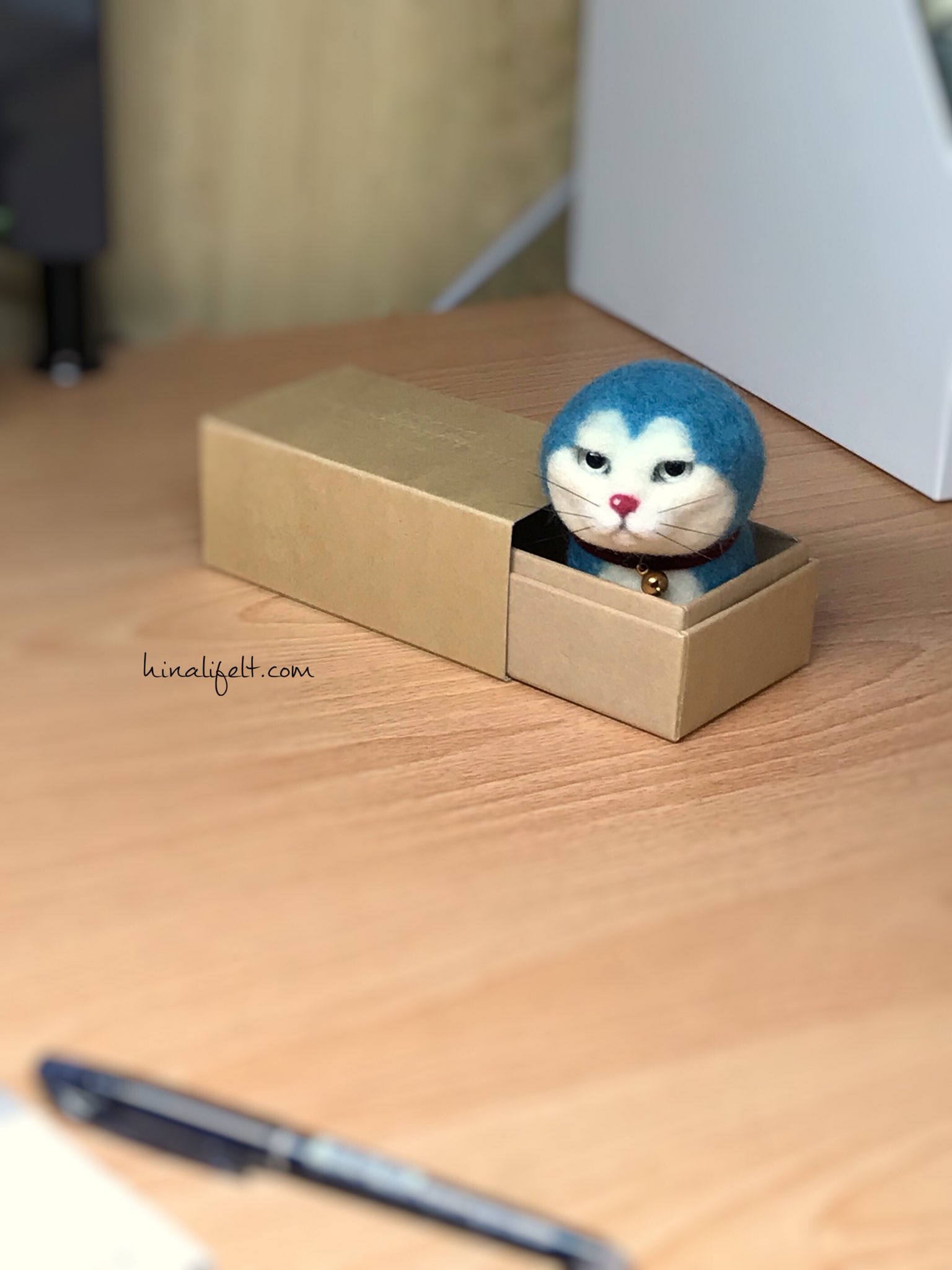 ヒナリ 羊毛フェルト猫 これまでで反応の多かった２つ 羊毛ドラえもんと百均キットのトラ こんなのばっかりで私大丈夫か 真面目に作品も作っていますので どうぞ宜しくお願いします T Co 9tex9be3wo 羊毛フェルト 午前中