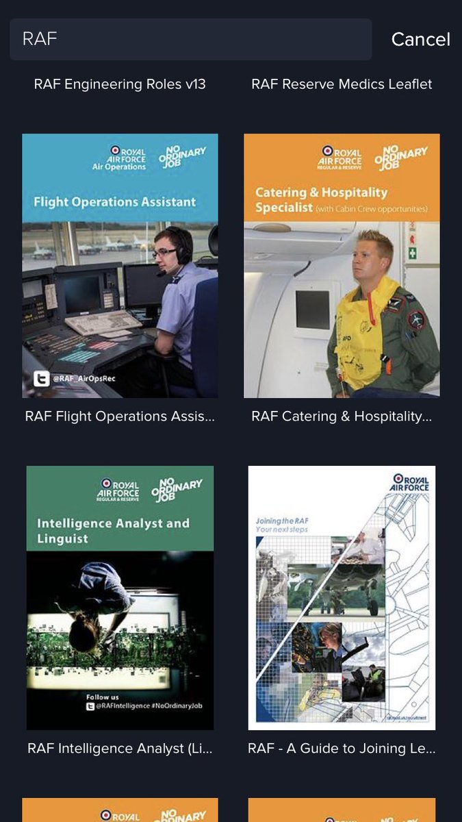 RAFJobsScotland's tweet photo. Did you know ⁉️

Our information leaflets and booklets are all available online and free to view by using the @Joomag app !!
download the app and search for RAF 😬👍

#NoOrdinaryJob 
#careers 
#jobs https://t.co/SgfB5Hpfog
