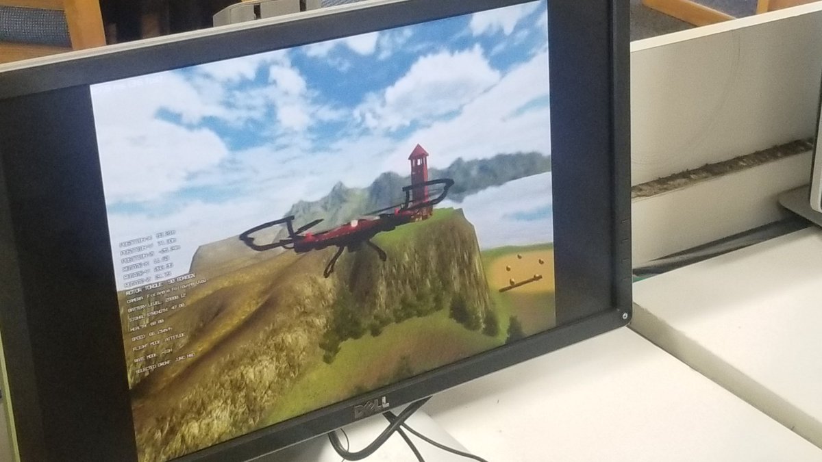 pctechdv's tweet photo. Mr. Valenzuela teaching Alpha Drone Simulator 2018 to students @CUSDSPARKS aurora high school learning the techniques of flying drones @jesush1979 @breeze1505 @jcorippo @RothmanCS @stevensato Discover a new simulation of flying drones. https://t.co/EFQWvE2c5p