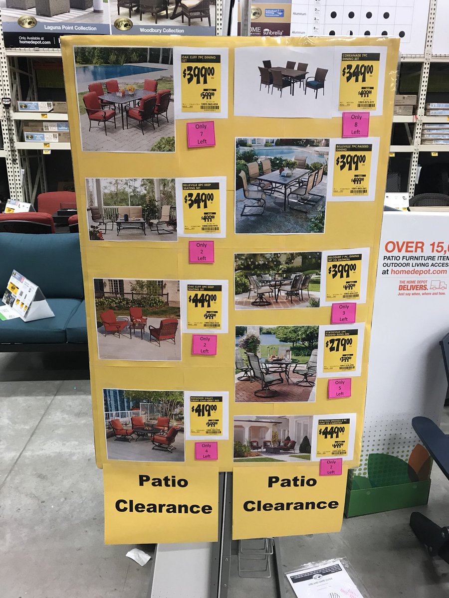 OpiolaTobi's tweet photo. Time to sell some patio clearance with our countdown display board at @HD6833! https://t.co/aoHASx4Mlk