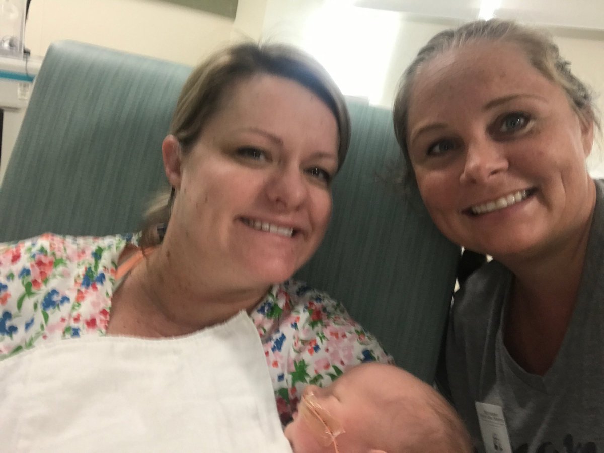 MrsCallsClass's tweet photo. Met Mrs. Nall’s future Ranger today!  Auntie Call loves him so much already! #WetmoreSummerFun https://t.co/nY0yEfiA61
