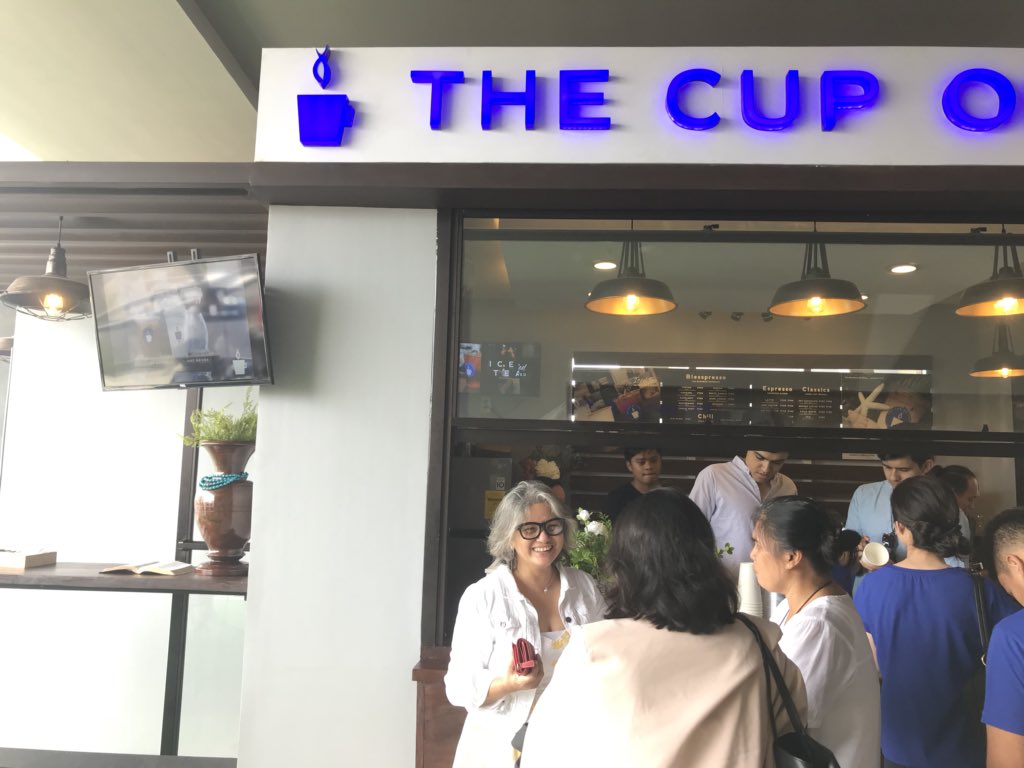COFCebu's tweet photo. The Cup of Faith Cebu coffee shop soft opening @COFCebu #coffeeshop #best #favorite #coffee #Cebu #NorthDrive #TheCupOfFaith https://t.co/IgyfGzNAK7