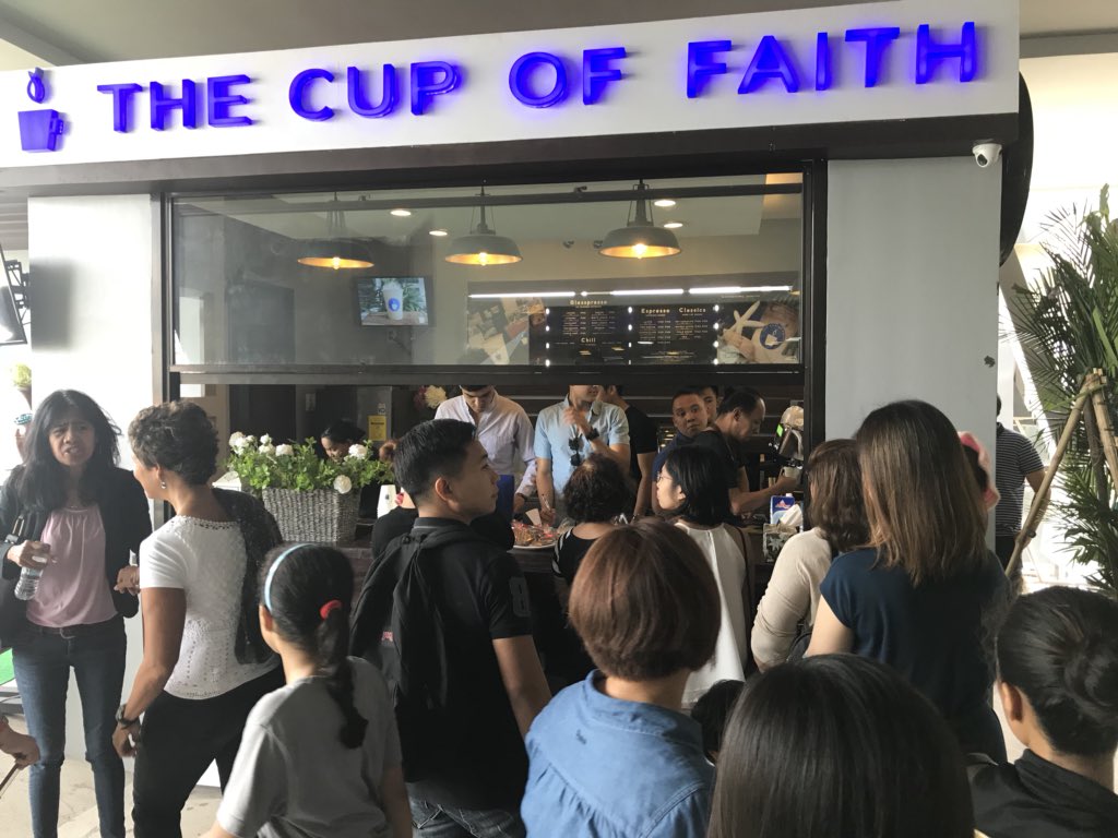 COFCebu's tweet photo. The Cup of Faith Cebu coffee shop soft opening @COFCebu #coffeeshop #best #favorite #coffee #Cebu #NorthDrive #TheCupOfFaith https://t.co/TkBLFmLpKK