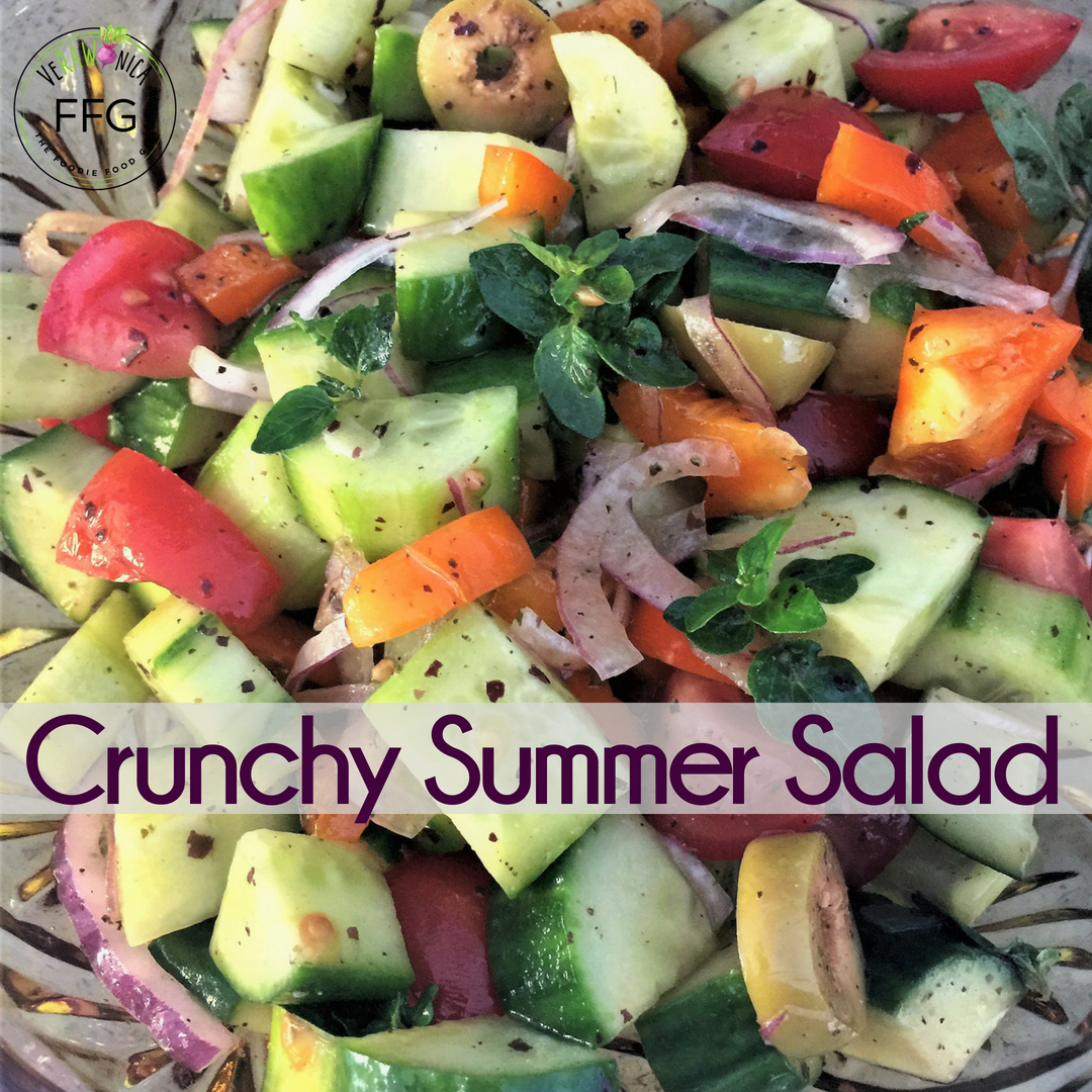 VeRAWonica's tweet photo. Quick Easy RAW Crunchy Summer Salad. #RAWlicious #verawonica #foodiefoodgirl #raw #rawsalad #salad #mediterraneansalad #rawlunch #healthyeats #healthylunch #healthy #summersalad #7dayraw #vegan #plantbased #plantbaseddiet #rawplantbased #rawcipe #recipe #saladrawcipe #saladrecipe https://t.co/7gAIJw3bUS