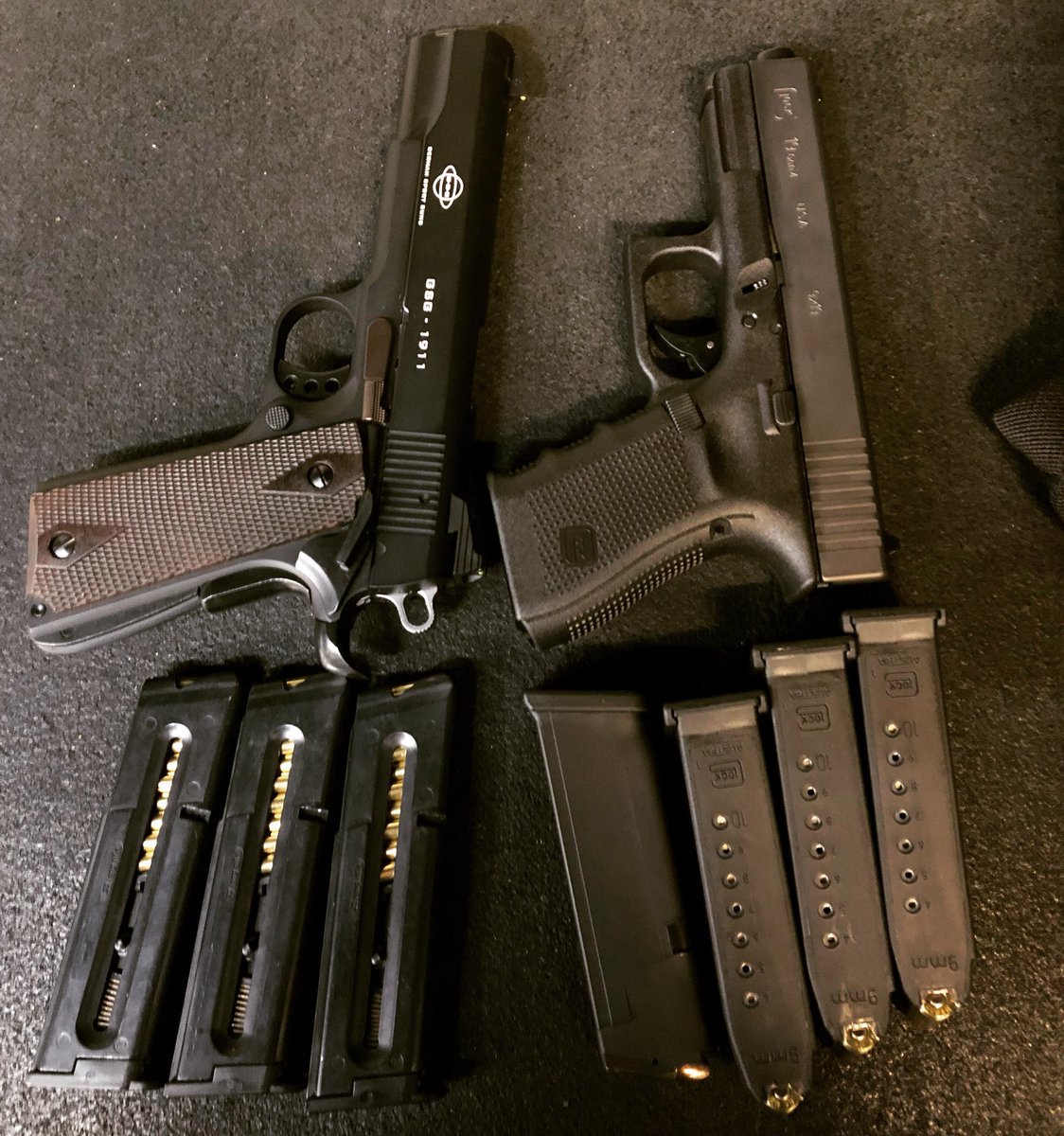 pewpewtaylor1's tweet image. Finally got to take my @germansportguns and @GLOCKInc out for their maiden voyage tonight.  I used a lot of ammo from @FederalPremium &amp;amp; had a blast!  See what I did there?  Blast...!?!?  #pewpewtaylor