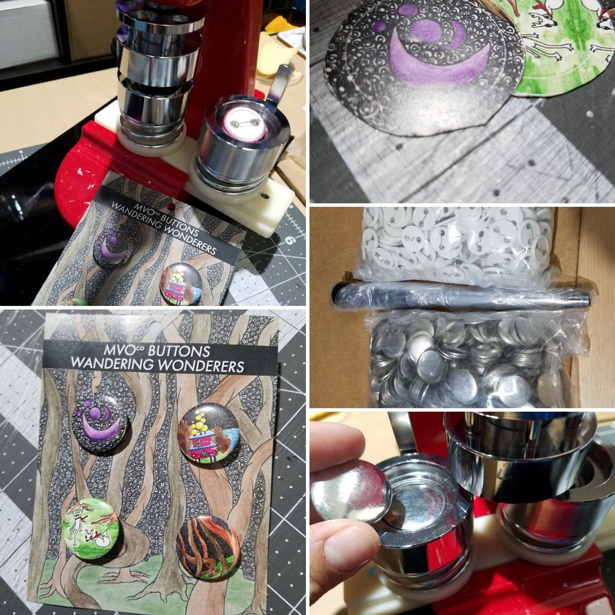 _NamasteMJ's tweet image. Playin With My New Toy!!!...
            •••••BUTTON•••••
              😂🤣😝🤣😂
             •••••MAKER•••••
Test Round Went Super Well.
#ButtonMaker #MVOco #HereWeGo