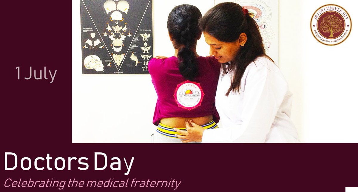 ssuosteopathy's tweet photo. An osteopath does not concentrate only on the problem area, but uses manual techniques to balance all the body systems, and to provide overall good health and wellbeing. We honor and thank the entitre medical faternity for their service on this #DoctorsDay. #Osteopathy https://t.co/o1LbeKHNkC