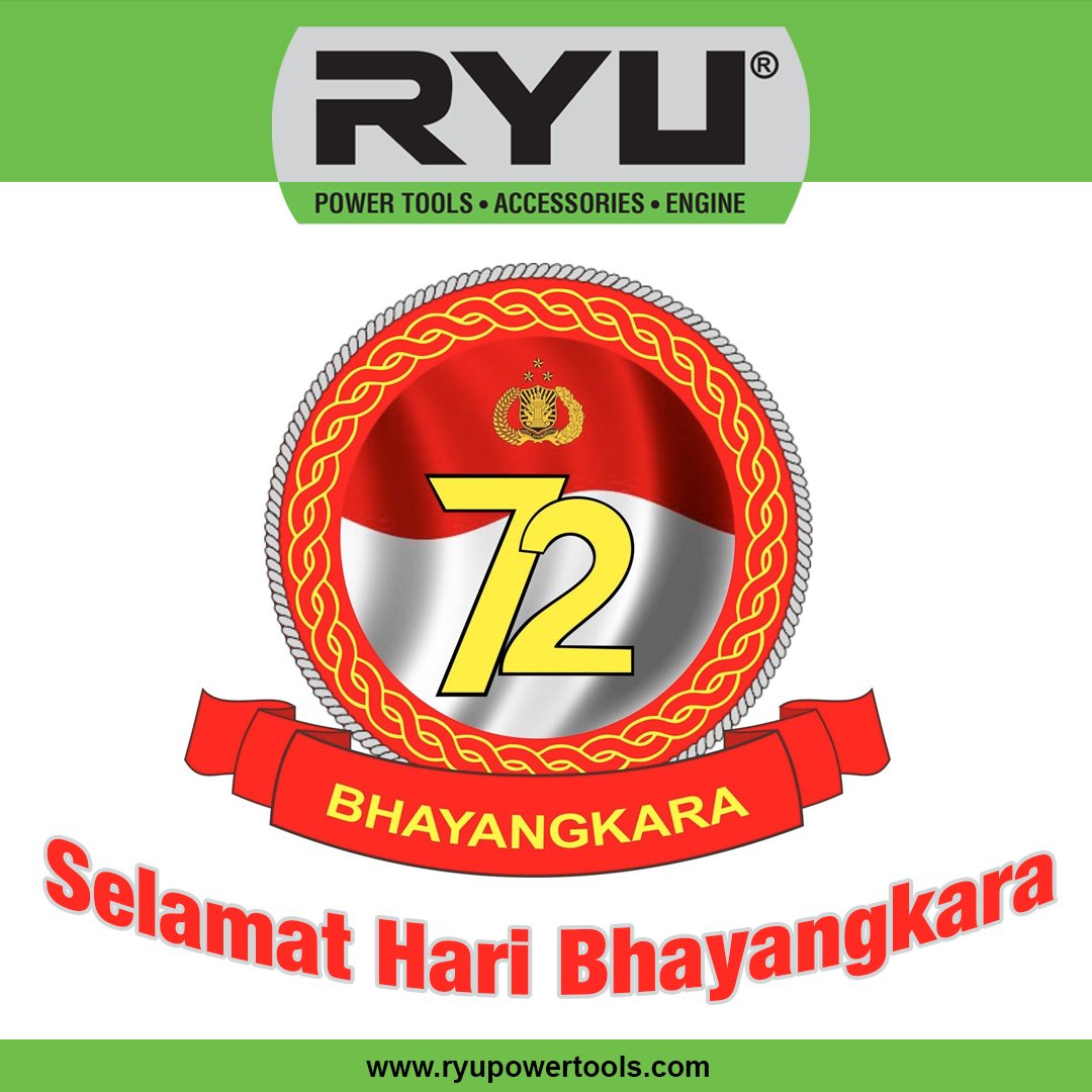 Ryupowertools's tweet photo. Selamat Hari Bayangkara ke 72, Semoga Polri Semakin Jaya !
#ryu #ryupowertools #metalworking #woodworking #generaltools #engine #aksesoris #matabor #genset #waterpump #gurinda #bor #impactdrill #cutoffsaw #planer #polisher #bangunan #rumahtangga #teknik https://t.co/UOR1vv4pwW