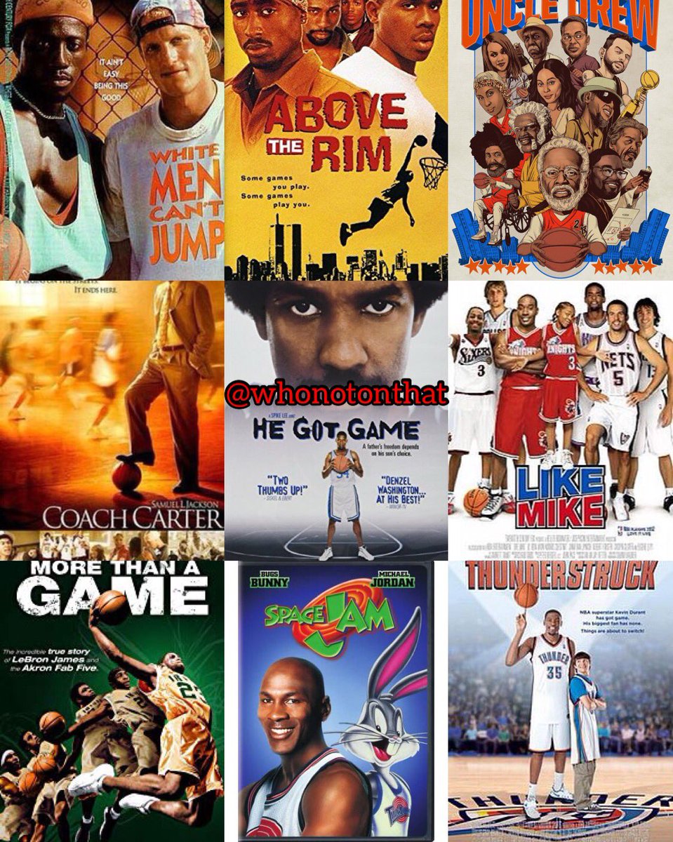 whonotonthat's tweet image. What’s the best basketball movie ??