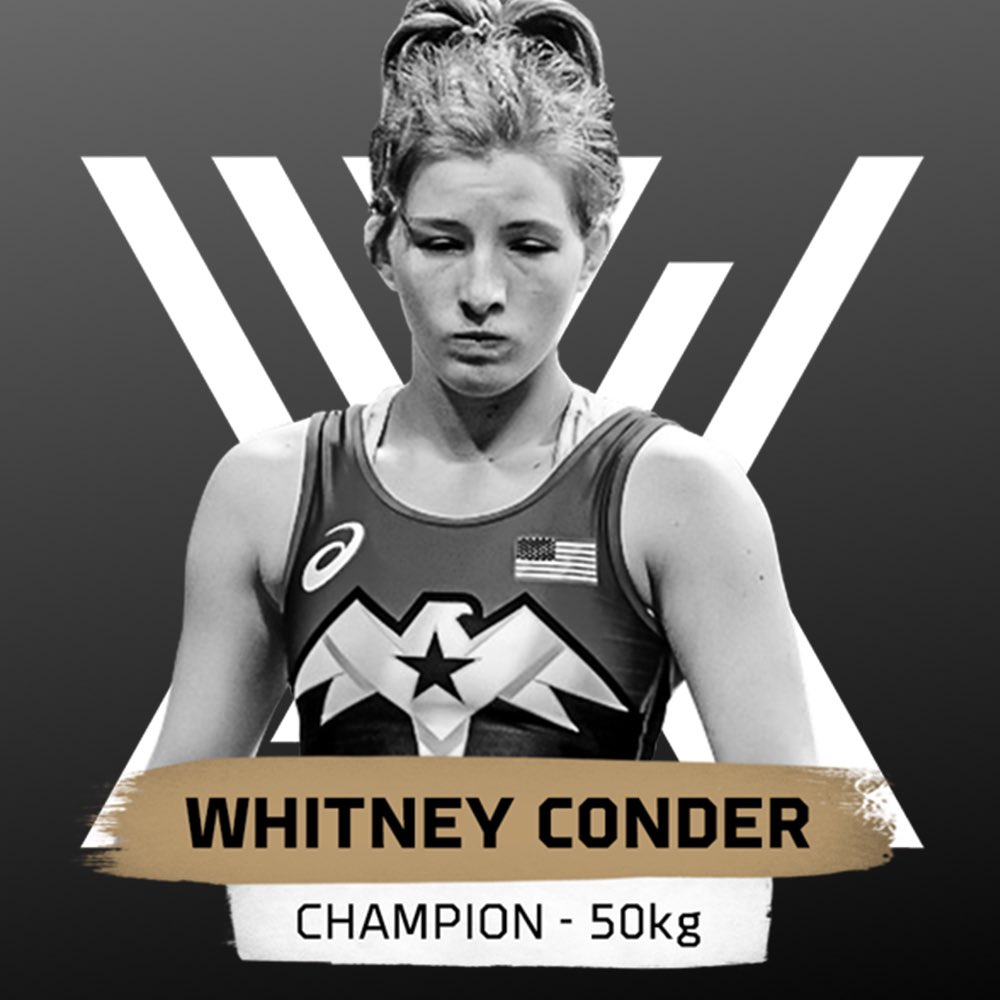 FloWrestling's tweet photo. Welcome to the World Team, Whitney Conder. https://t.co/D8r22cE0IA