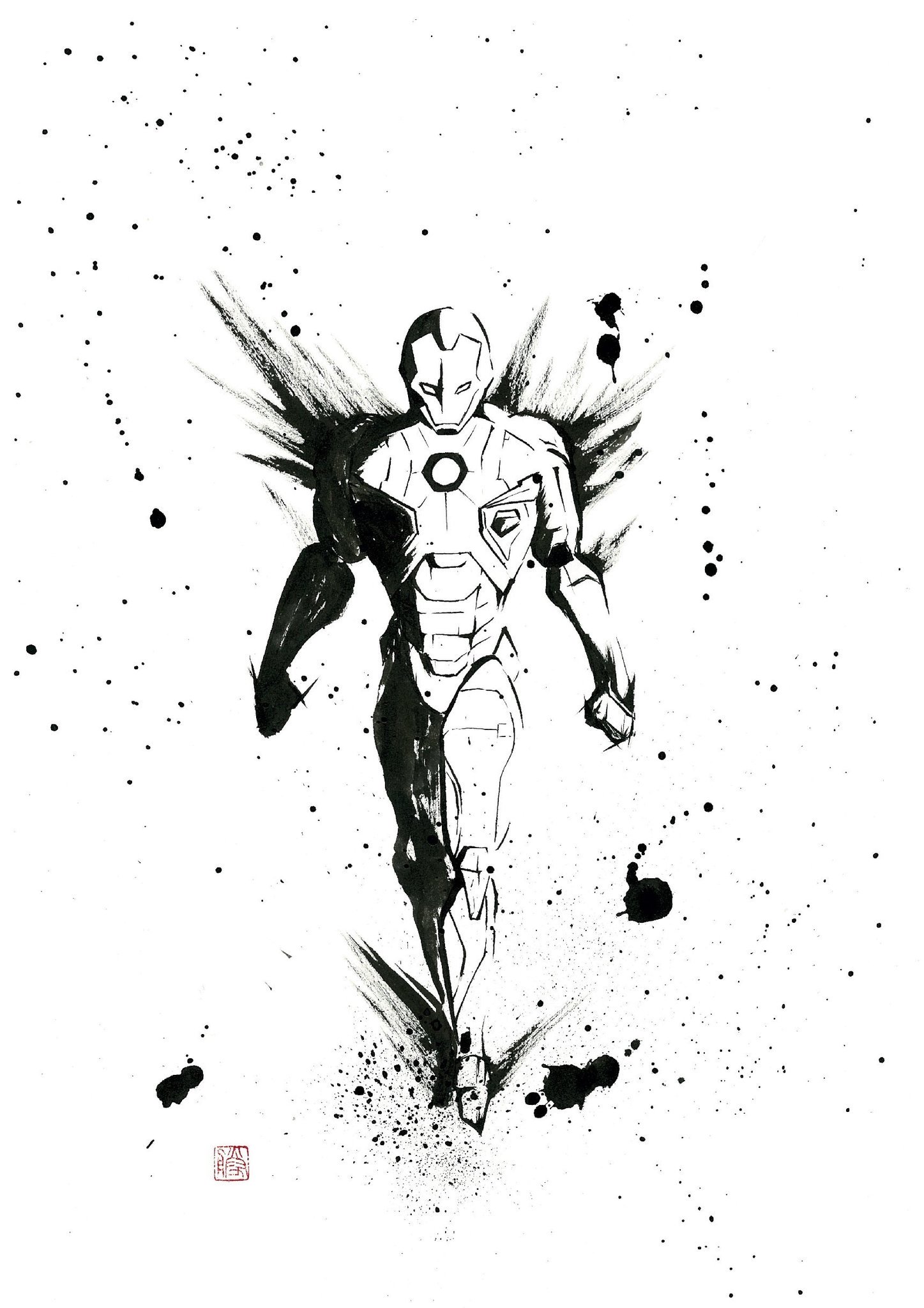 تويتر 墨絵画家カツ Katsu على تويتر アイアンマンmk 45 アイアンマン Ironman アベンジャーズ Avengers Marvel マーベル 墨絵 絵 イラスト Art アート 心で描くアーティスト T Co Vl8pphkvsi