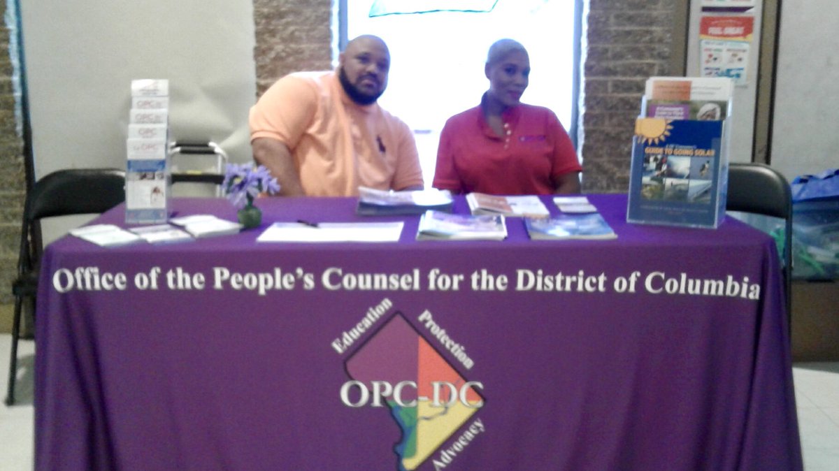 DCOPC's tweet photo. It’s indeed a good day to talk to consumers @CMBrandonTodd’s #Ward4FamilyFunDay. #OPCinYourNeighborhood. https://t.co/1sYEWvkPGM