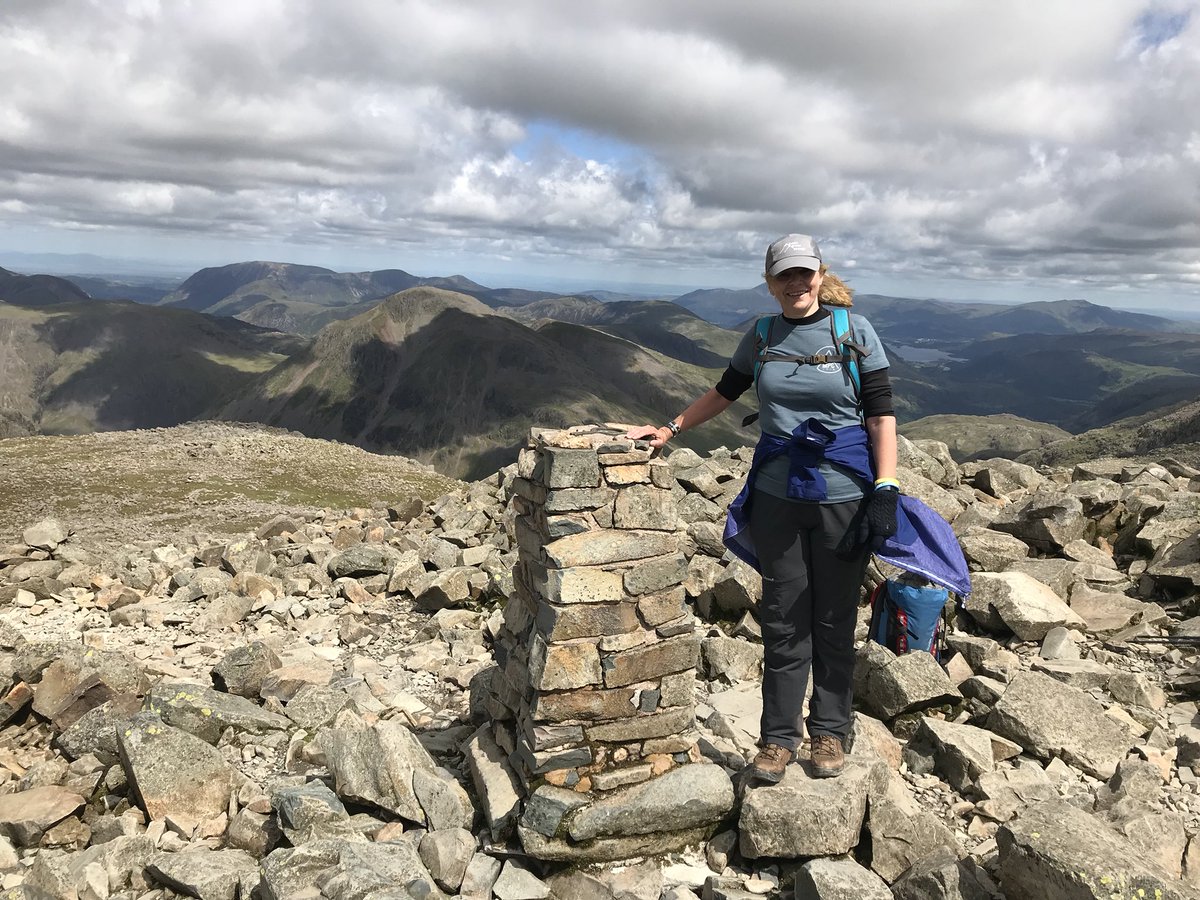 Challenge 2018 Scarfell Pike. Amazing experience thank you @MyPeakChallenge for helping me get fit to do this and @EnglandPeakers for all their support. @MyPeakChallenge life changer #peakerforlife ⛰🚶🏼‍♀️💪❤️