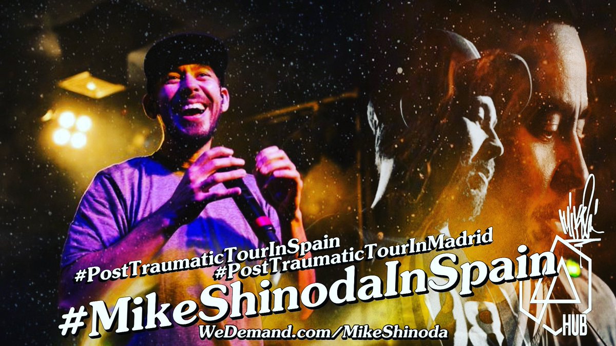 lagOCheca's tweet photo. @mikeshinoda #MikeShinodaInSpain #PostTraumatic #PostTraumaticTour #PostTraumaticArt #PostTraumaticTourInSpain @LinkinPark_HUB @lagOCheca https://t.co/Btb5dsqoM8
