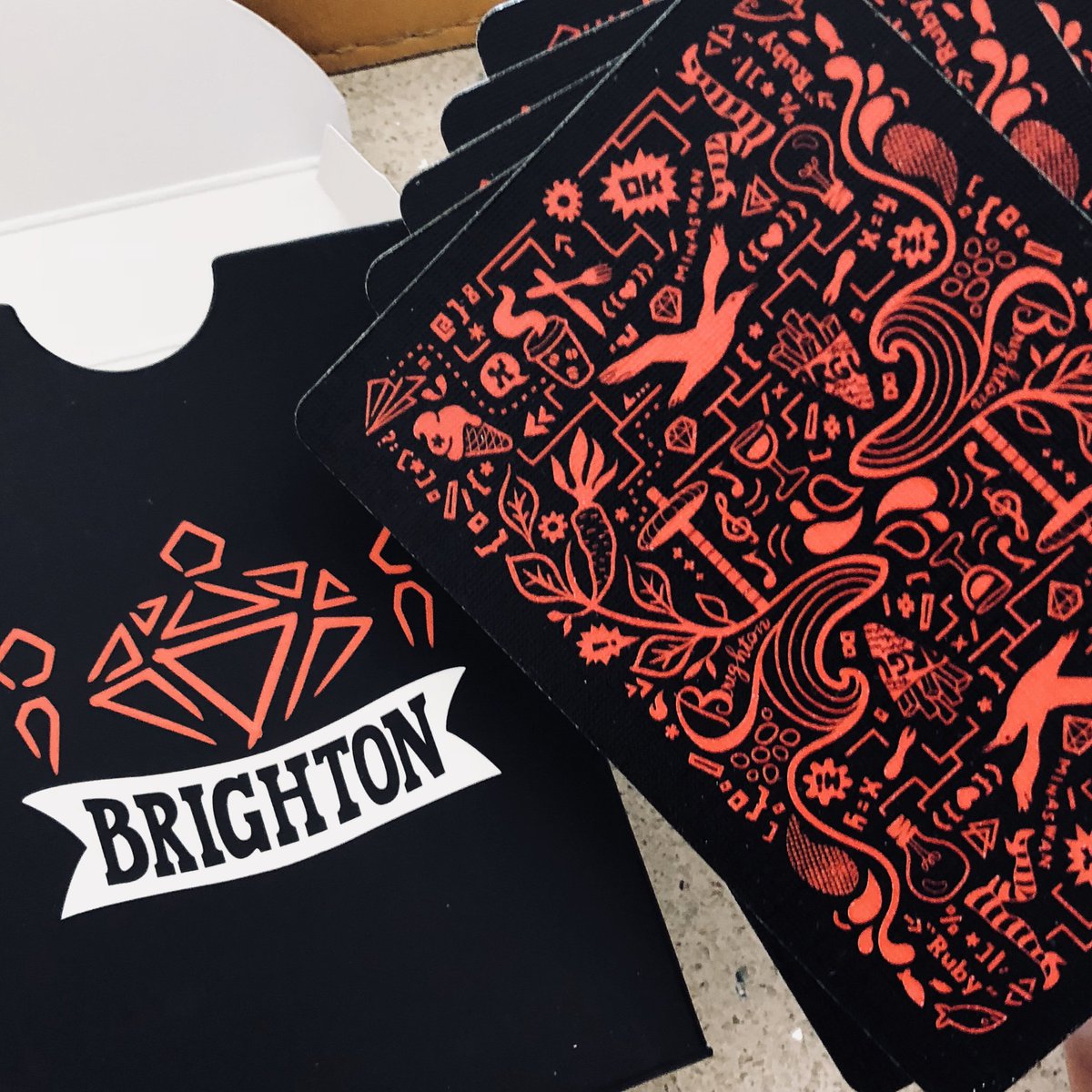 brightonruby's tweet image. Trying to do less printing. Less useless swag. Still think I’ve made something unique and useful for you to take home.