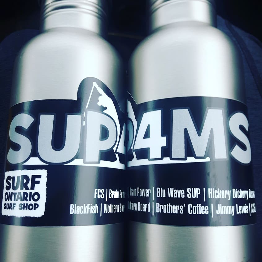 KrisMinard's tweet photo. Had a great time at #SUP4MS in Toronto this morning with family.  Even though our 7km paddle was mostly in the pouring rain, we finished, soaking wet, proud to have helped raise $ for such an amazing cause. One very close to my ❤ (couldn't wait to get into dry clothes!) https://t.co/tcCZHUJmlY