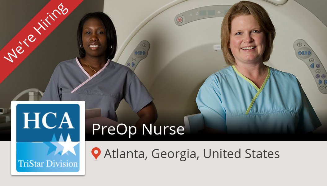 TriStar_Jobs's tweet photo. #HCATriStarDivisionCareers is looking for a PreOp #Nurse in #Atlanta, apply now! #job https://t.co/wKk3FtpvV1 #WeAreTriStar https://t.co/uCpK12HFH3