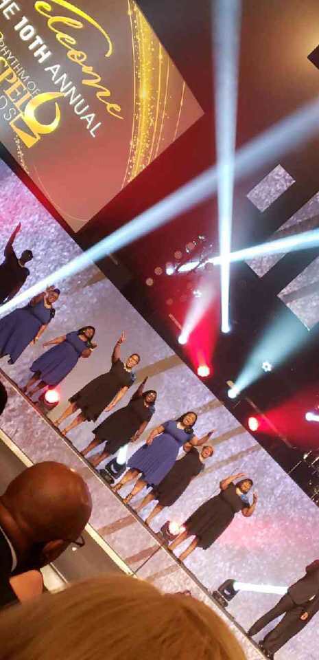 Ready to hit the stage! We are blessed to be the opening act for the 2018 Rhythm of Gospel Awards!!! Such an honor. #choirmusiclives #Kergyma