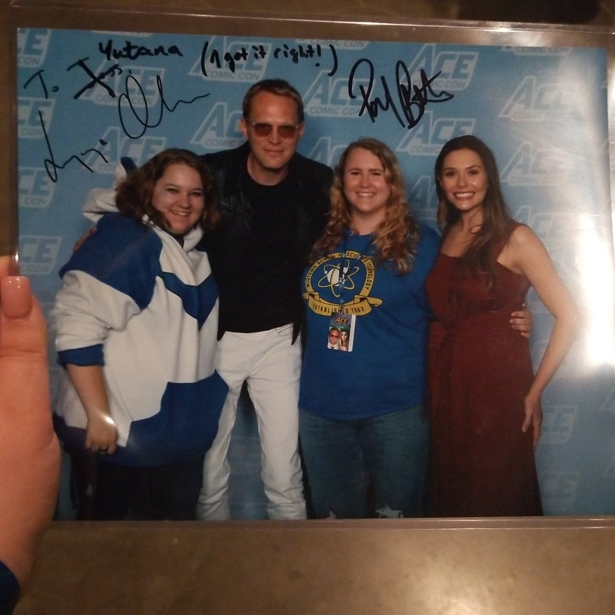 YutanaBrooks's tweet photo. Thanks @Paul_Bettany for fixing it! #hegotitright @acecomiccon https://t.co/nOXWZWcR3X