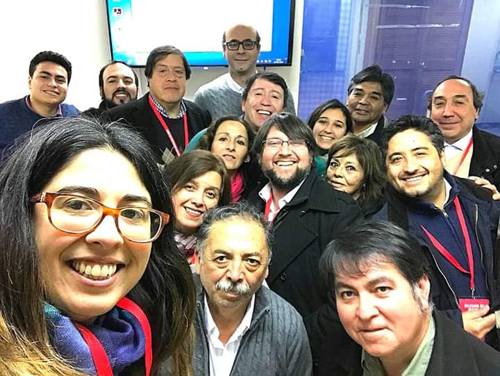 PSCTemuco's tweet photo. Nuestro comunal representado por nuestro presidente comunal Alex Manosalva, en la conferencia nacional del Partido Socialista. https://t.co/1wfWY9dl03