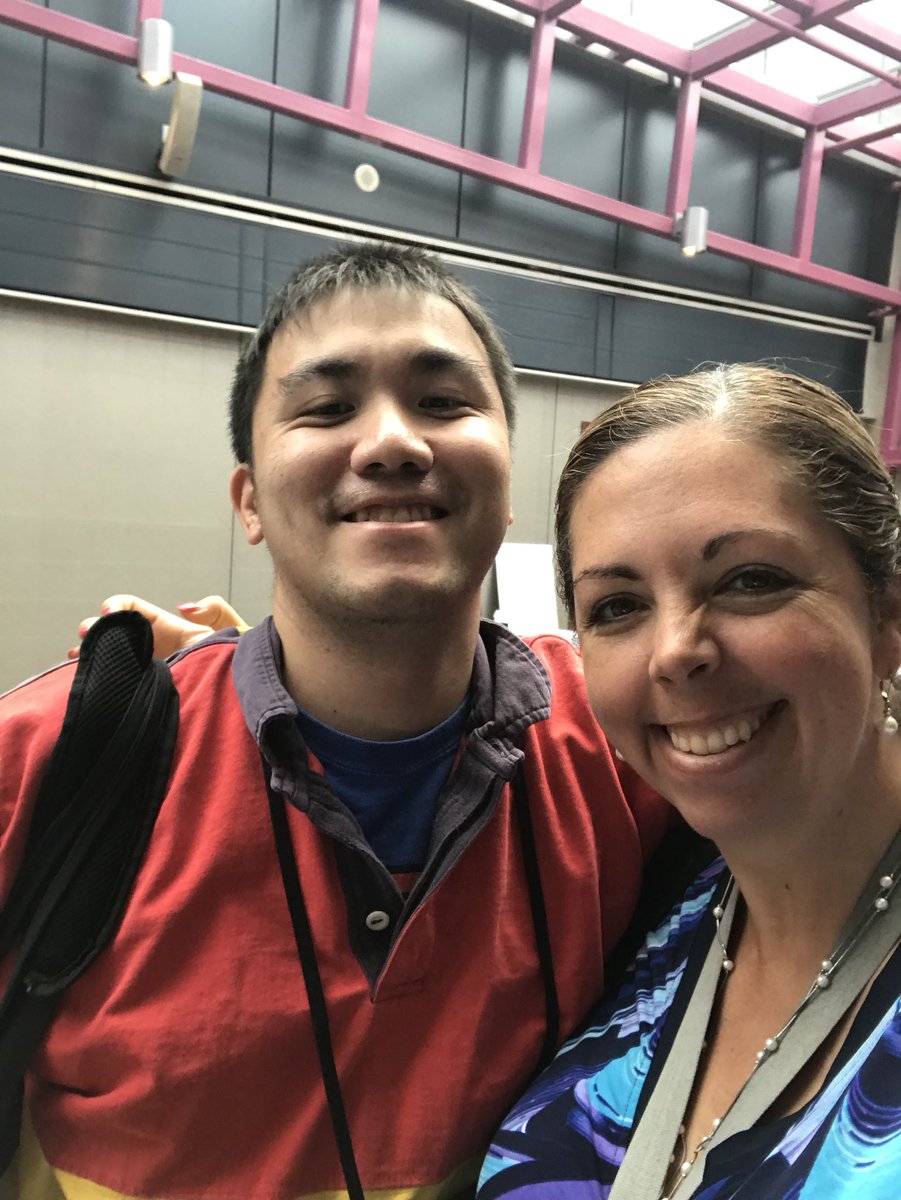 skye_barbic's tweet photo. Finishing off #CAOT2018 on a positive note. Thanks @BillWongOT for your ongoing enthusiasm and passion for #occupationalTherapy. See you in #nola https://t.co/MtJpYvpfpk