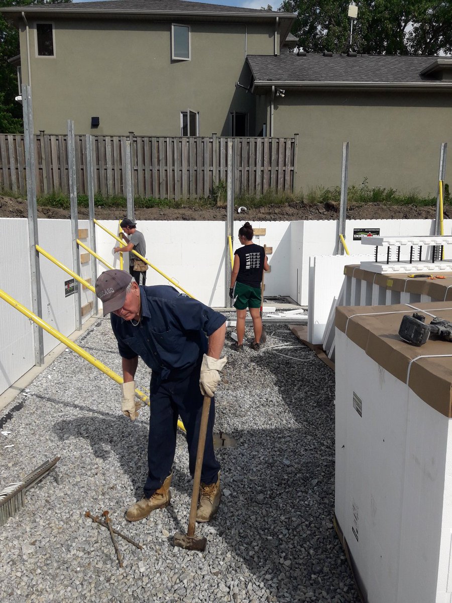 Can't keep a good man off the jobsite.  80 years old and still outperforms the young ones.