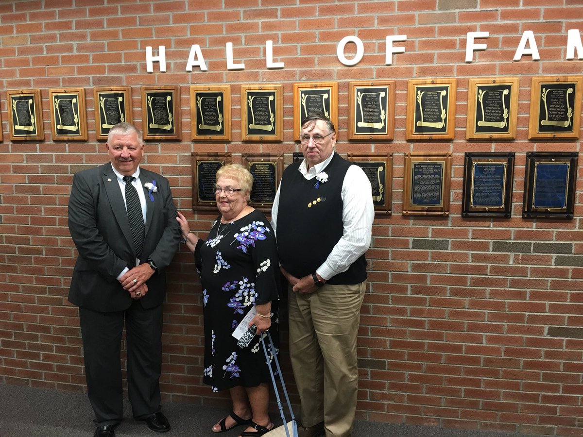 MountMarkhamCSD's tweet photo. Congratulations to Melissa Pavlicek (MM ‘82) and Lee Pavlot (Bridgewater CS ‘60) on their Induction to the @MountMarkhamCSD Hall of Fame! Both are incredible examples of service and character! The inductees were nominated by Russ Miller and Edward Pavlot. #MMPride #MMHOF2018 https://t.co/ifmFaF0N6Z