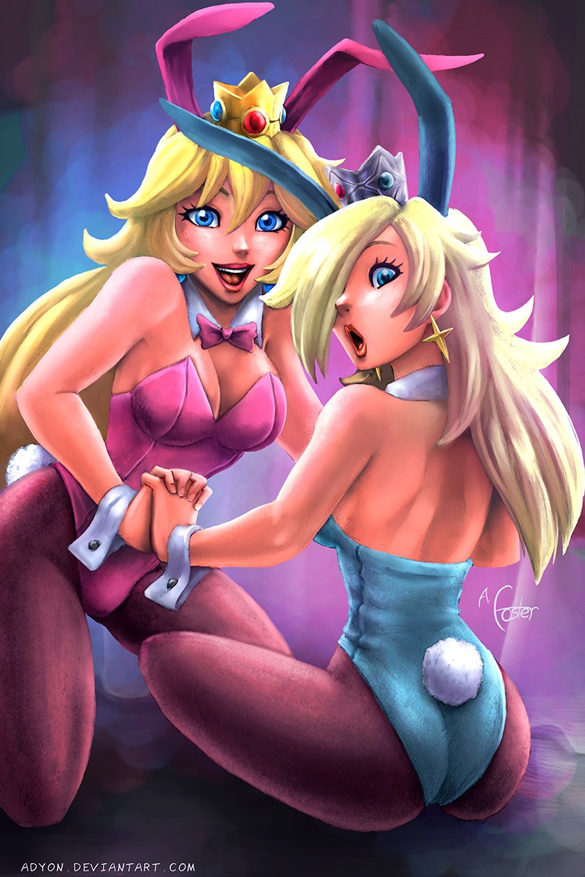 Adyon ✒ on X: A little Princess Peach and Rosalina bunny girl pinup, all  finished! CutieSaturday Rosalina Peach E32018 That Smash Bros hype!  t.couIkFz0JoWC  X