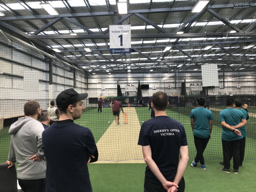 Cricket Victoria National Refugee Week Indoor Cricket Cup hosted at CitiPower Centre. A great opportunity to celebrate and better understand the courage and contribution of refugees in Victoria. 
#WithRefugees