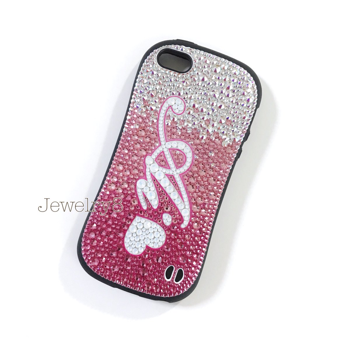 最終値下げ　スワロフスキーデコ　iPhone12proMax用 プロが作ります❤︎スワロフスキー⁄デコケースオーダー受付中⁄デコ電