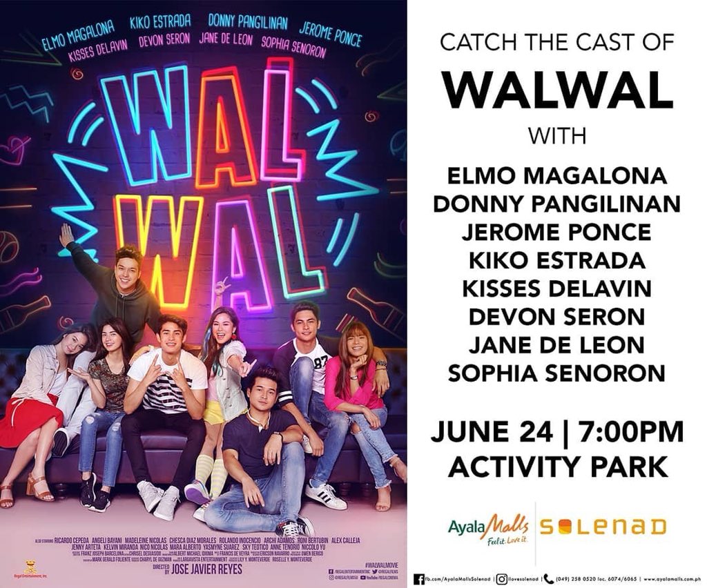 iamjannico's tweet photo. See You Tonight!!
#WalWalLiveAtSolenad
#WALWAL4DaysToGo https://t.co/ZQEiSeerYI