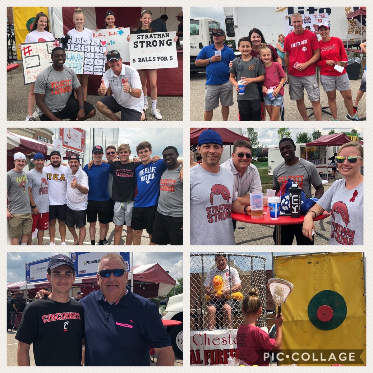 TheVelocityLax's tweet photo. The community is with you #stratpack! The #stratmanstrong dunking booth was busy all day long! https://t.co/4Wj6hcdf3P