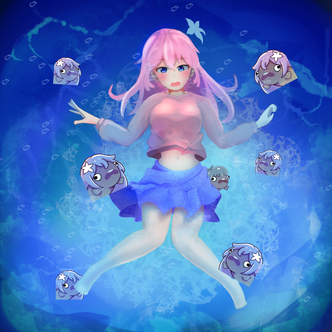 ocean- dont fall in @LilyPichu or else the blubs will getcha Trying out som...