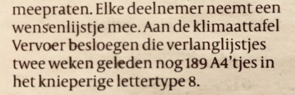 gezondengoed's tweet photo. Eindeloos polderen resulteert niet direct in pakkende one-pager maar in ontelbare wensenlijstjes. Zo lees ik zaterdag in de Volkskrant Organisaties moeten duidelijk nog wennen aan noodzakelijke omslag. Wie schrijft die blijft zou niet langer op mogen gaan! #dienend #leiderschap https://t.co/OPCa4DsRv6