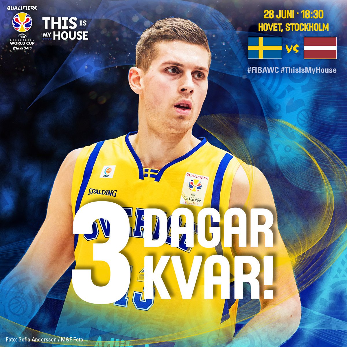 Prepared 👊🇸🇪🏀
TRE DAGAR KVAR till allt kan avgöras på Hovet. Det får du inte missa - köp dina biljetter NU! #ThisIsMyHouse #FIBAWC
🔹 Biljetter: bit.ly/BiljetterSVELET
🔹 Förening (150 kr/st): bit.ly/Föreningsbilje…