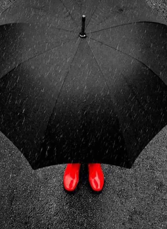 Black Umbrella &amp; Red Boots

#photography #rain #artphotography #photooftheday #art